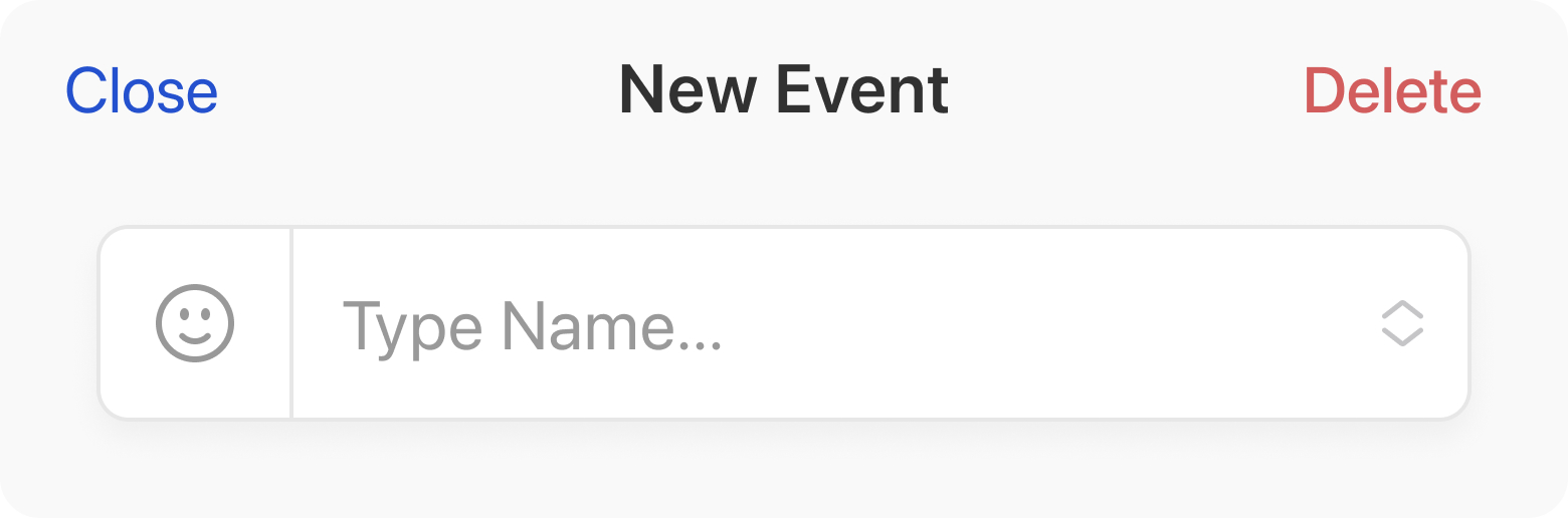 Events & Sharing